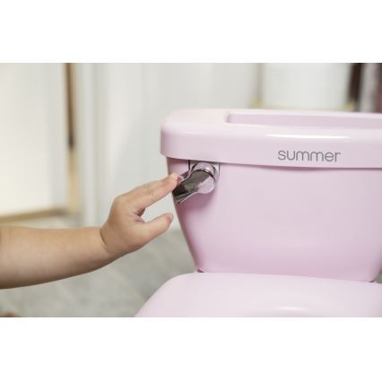 Ingenuity - Orinal infantil con sonido MY SIZE rosa 2x AAA
