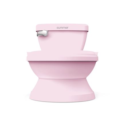 Ingenuity - Orinal infantil con sonido MY SIZE rosa 2x AAA