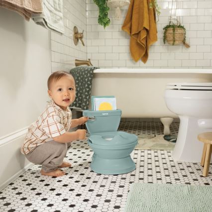 Ingenuity - Orinal infantil con sonido MY SIZE verde 2xAAA
