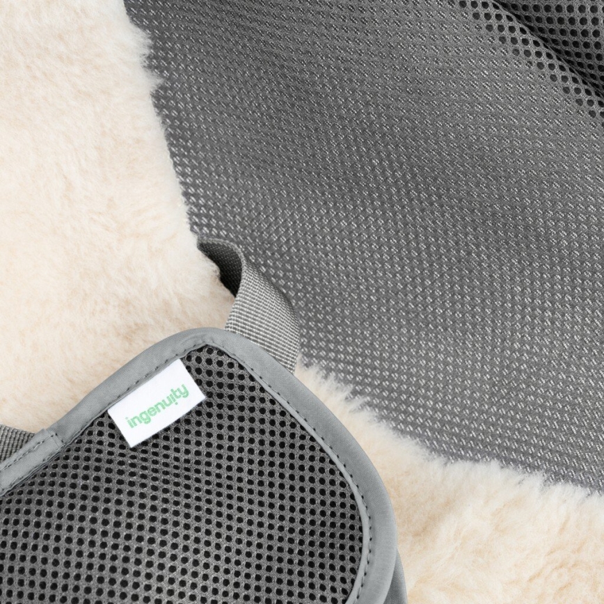 Ingenuity - Tumbona vibradora para bebés con melodía EVERY SEASON WESLEY 3xC gris