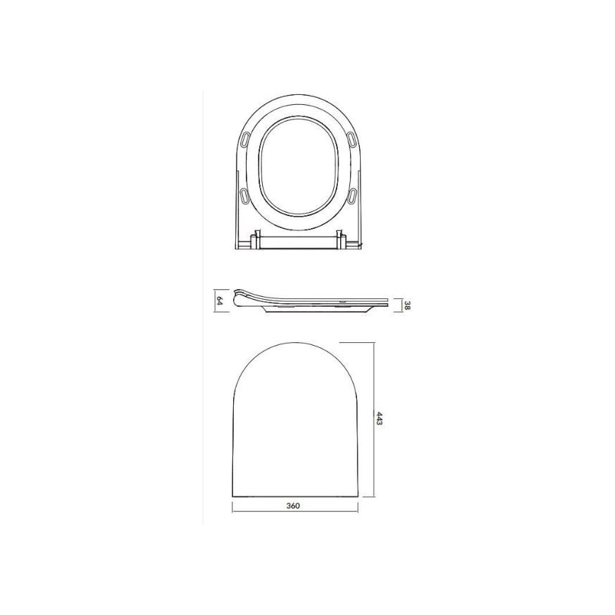 Inodoro suspendido CITY OVAL + asiento de inodoro SoftClose CITY OVAL + pulsador de descarga SIGMA + módulo empotrado + almohadilla aislante