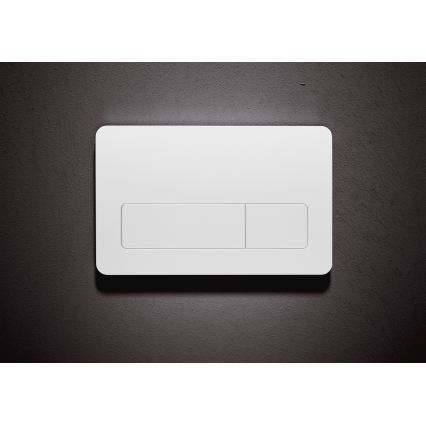 Inodoro suspendido MIO Rimless + asiento de inodoro SoftClose MIO + botón de doble descarga DUAL + módulo empotrado + almohadilla aislante