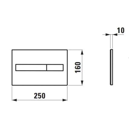 Inodoro suspendido PRO + asiento de inodoro SoftClose PRO + pulsador de descarga DUAL LIS + módulo empotrado + almohadilla aislante