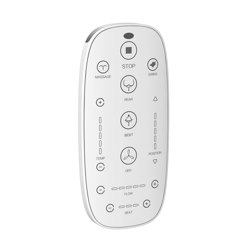 Inodoro suspendido con bidé TISVILDELEJE 1600W/230V + asiento de inodoro SoftClose + botón de descarga SIGMA + módulo empotrado + almohadilla aislante + mando a distancia