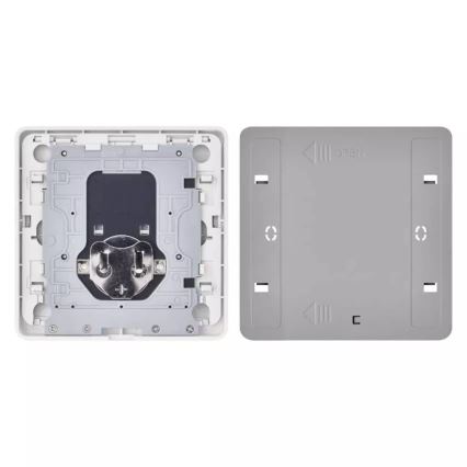 Interruptor 2 botones GoSmart 1xCR2430 Tuya blanco