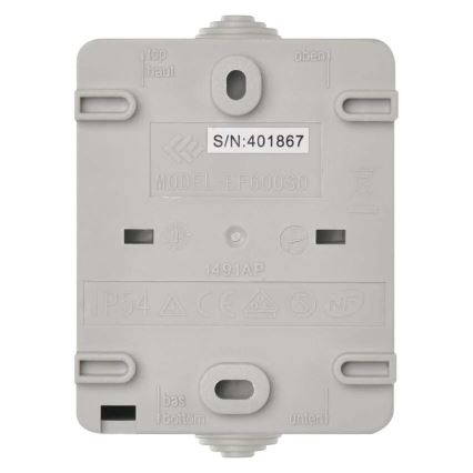Interruptor de 1 botón IP54