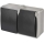Interruptor doméstico alterno n.º 6 con enchufe 250V/16A IP44 gris