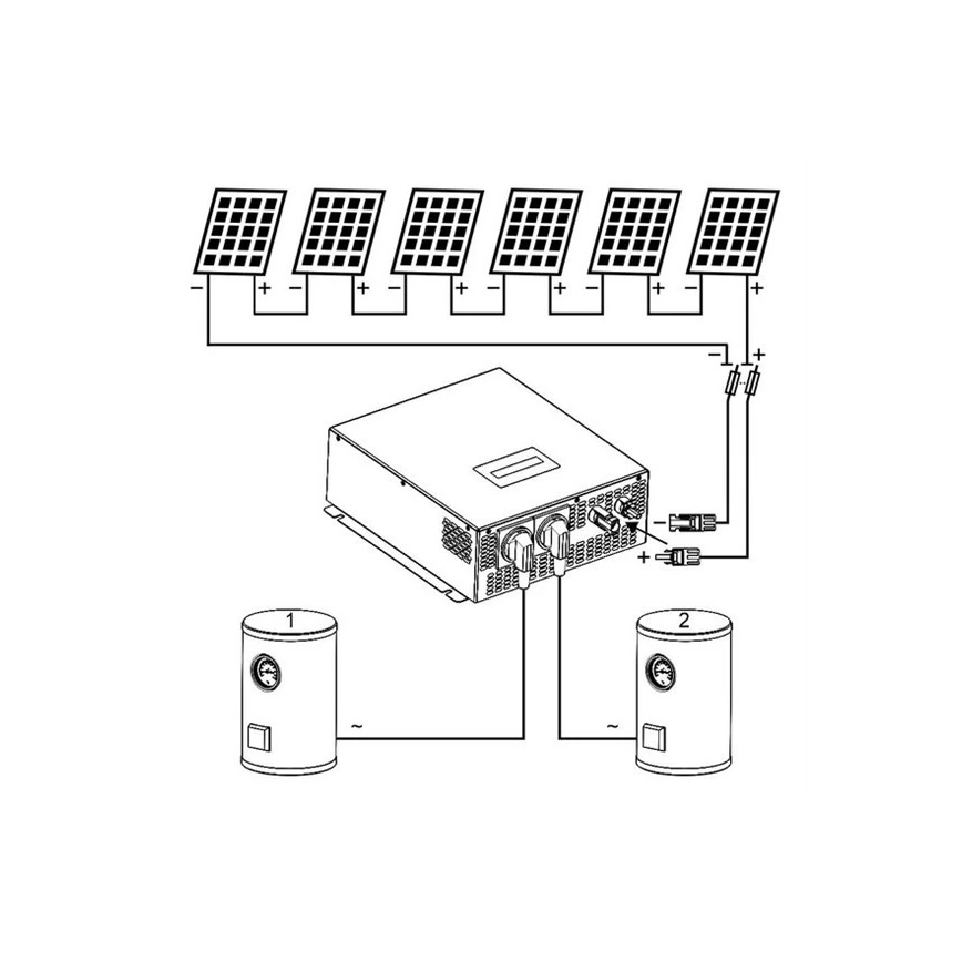 Inversor solar para calentamiento de agua ECO Solar Boost MPPT-3000 3,5 kW PRO