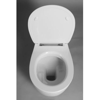 Isvea - Asiento de inodoro SoftClose KAIRO blanco