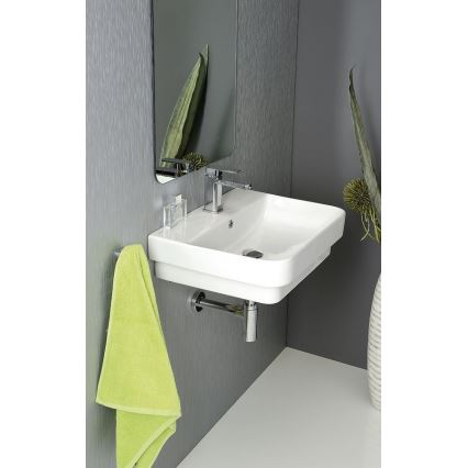Isvea - Lavabo de encimera SOTT AQUA 48 x 42 cm cerámica/blanco