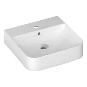 Isvea - Lavabo de sobremesa/suspendido SOTT AQUA 50x50 cm cerámica/blanco