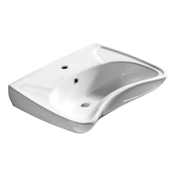 Isvea - Lavabo mural para personas con discapacidad 45,6x59,5 cm cerámica/blanco