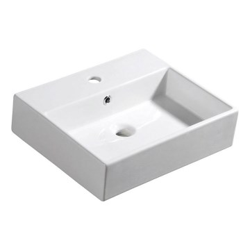 Isvea - Lavabo para encimera PURITY 50x42 cm cerámica/blanco