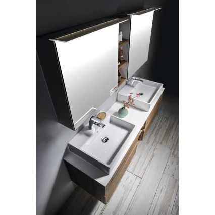 Isvea - Lavabo para encimera PURITY 50x42 cm cerámica/blanco