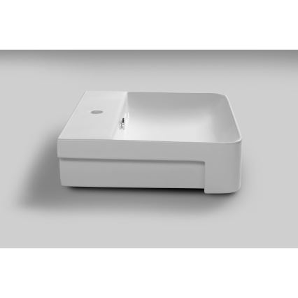 Isvea - Lavabo semiempotrado SOTT AQUA 59x49 cm cerámica/blanco