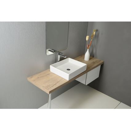 Isvea - Lavabo sobre encimera PURITY 50x42 cm cerámica/blanco