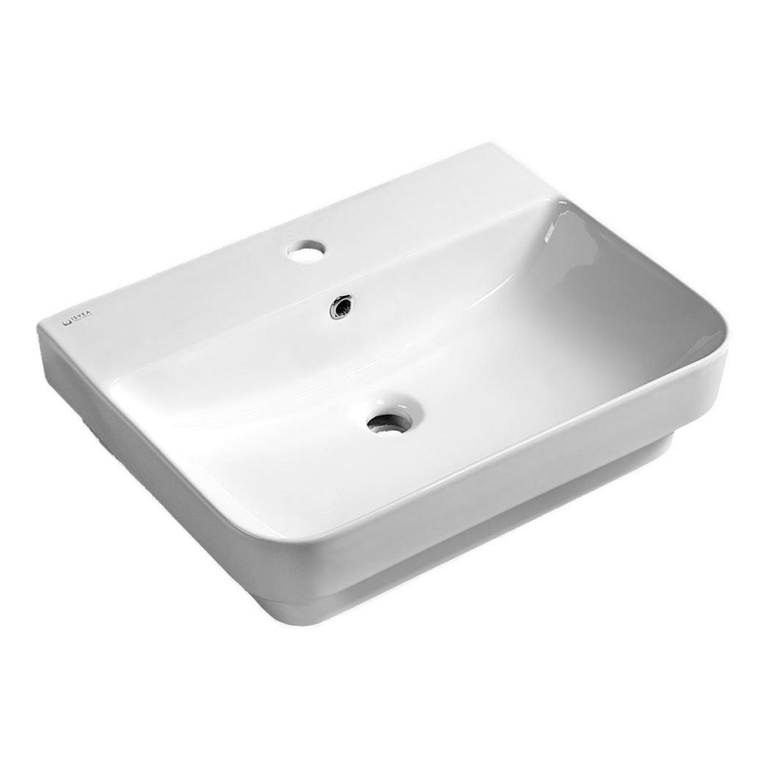 Isvea - Lavabo sobre encimera SOTT AQUA 57x44 cm cerámica/blanco