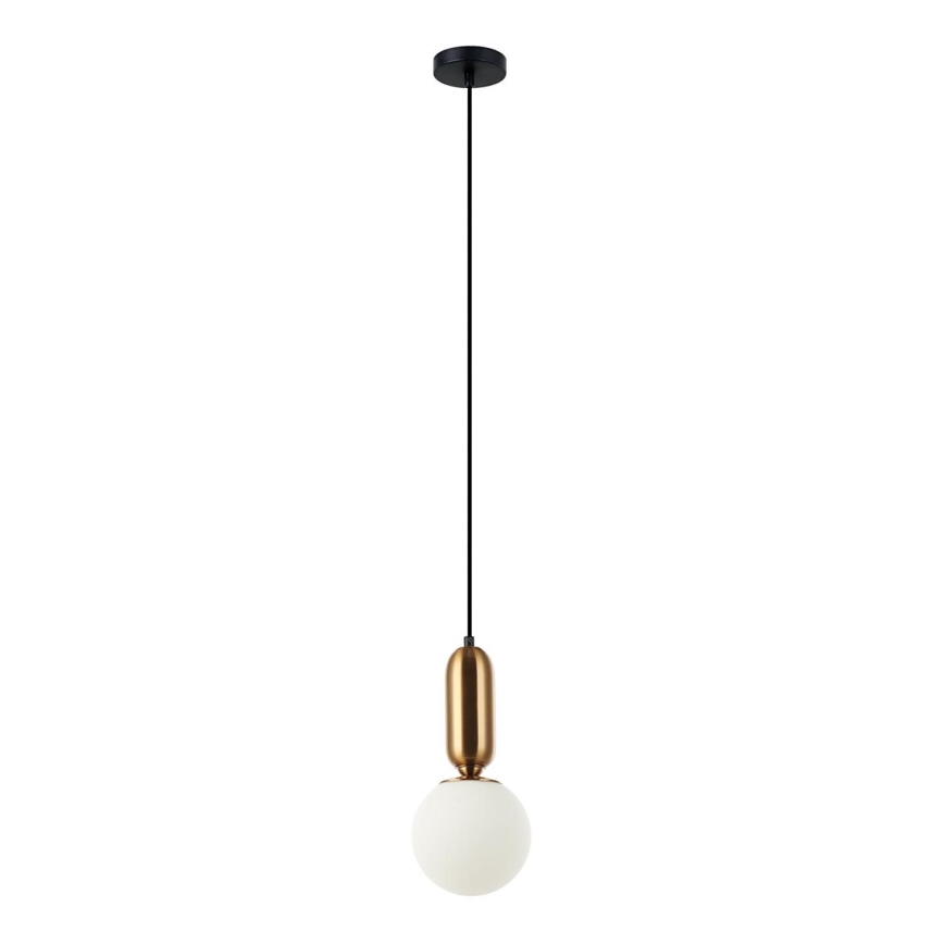 ITALUX - Lámpara colgante ALDEVA 1xE27/40W/230V diá. 15 cm bronce