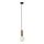 ITALUX - Lámpara colgante ALDEVA 1xE27/40W/230V diá. 15 cm bronce