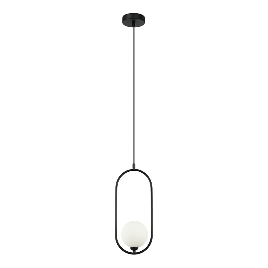 ITALUX - Lámpara colgante LUPUS 1xG9/25W/230V negro
