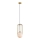 ITALUX - Lámpara colgante MATTY 1xE27/40W/230V diá. 20 cm dorado