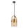 ITALUX - Lámpara colgante NANESMA 1xE27/40W/230V dorado