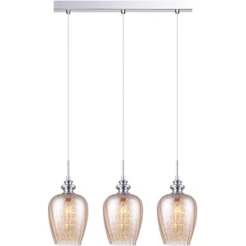 ITALUX - Lámpara colgante PIRITA 3xE14/40W/230V