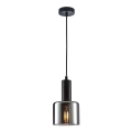 ITALUX - Lámpara colgante SANTIA 1xE27/40W/230V negro