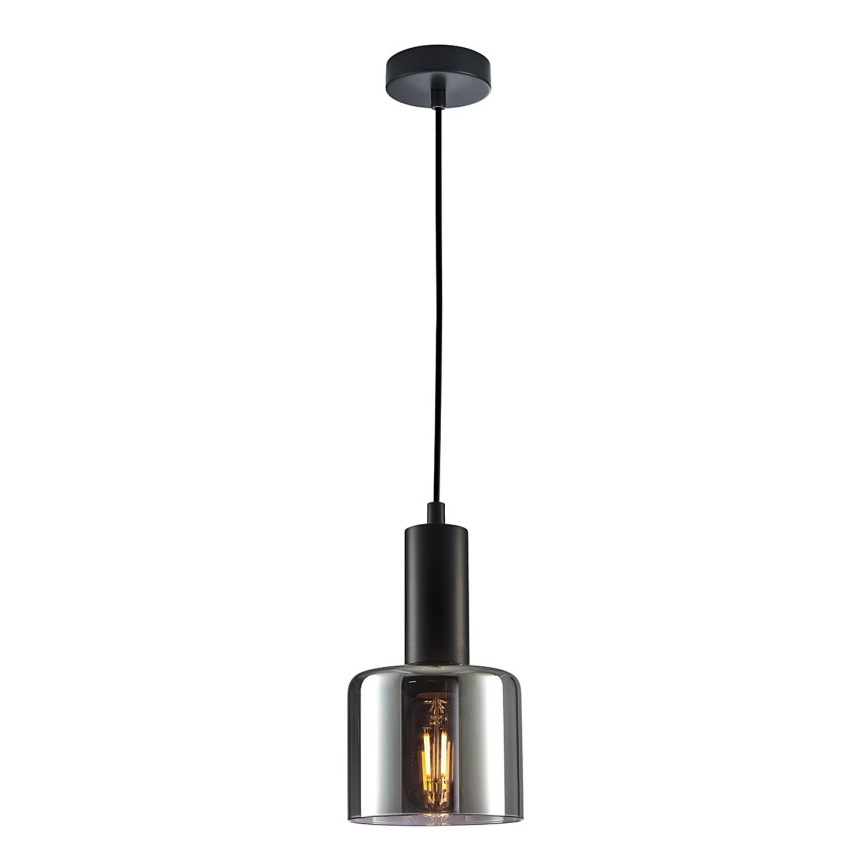 ITALUX - Lámpara colgante SANTIA 1xE27/40W/230V negro