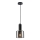 ITALUX - Lámpara colgante SANTIA 1xE27/40W/230V negro