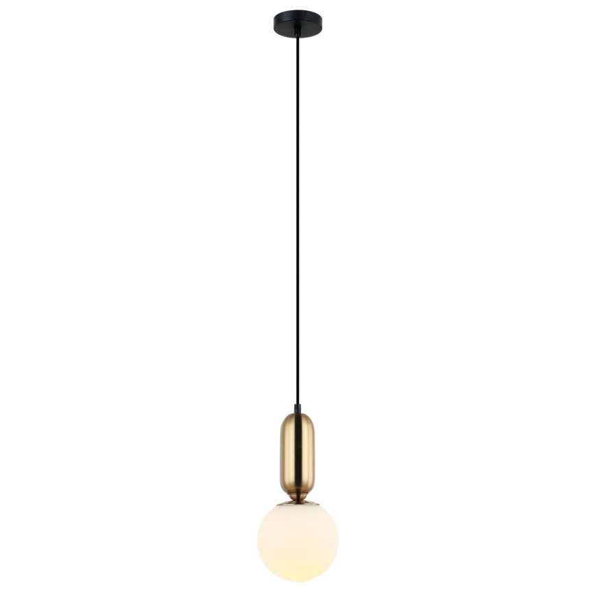 ITALUX - Lámpara colgante ALDEVA 1xE27/40W/230V diá. 15 cm bronce