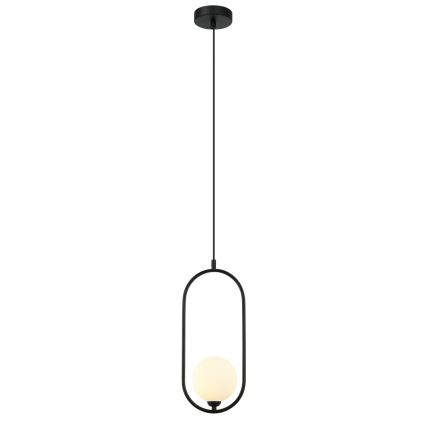 ITALUX - Lámpara colgante LUPUS 1xG9/25W/230V negro