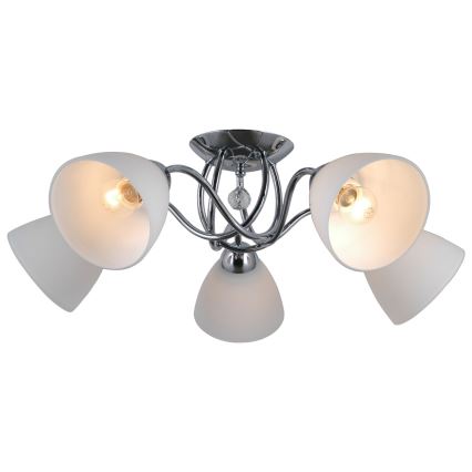 ITALUX - Lámpara de techo LUGANO 5xE27/40W/230V