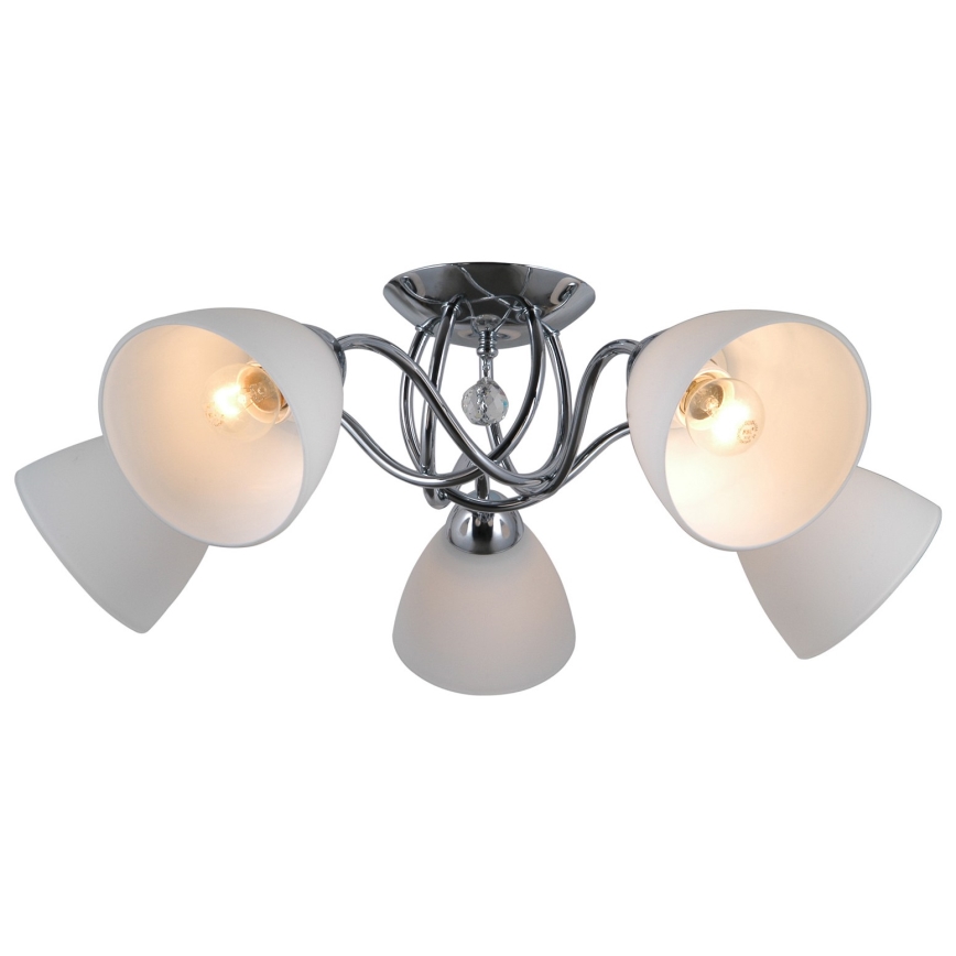 ITALUX - Lámpara de techo LUGANO 5xE27/40W/230V