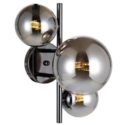 ITALUX - Aplique CANELLO 3xG9/5W/230V negro