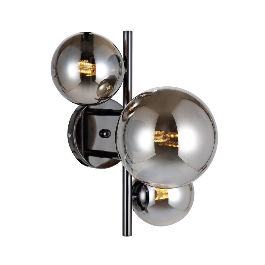 ITALUX - Aplique CANELLO 3xG9/5W/230V negro