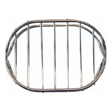 Jabonera de rejilla 8,4x10,7 cm cromo brillante