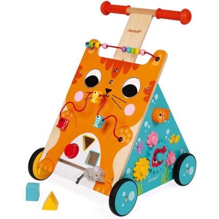 Janod - Andador con actividades gato