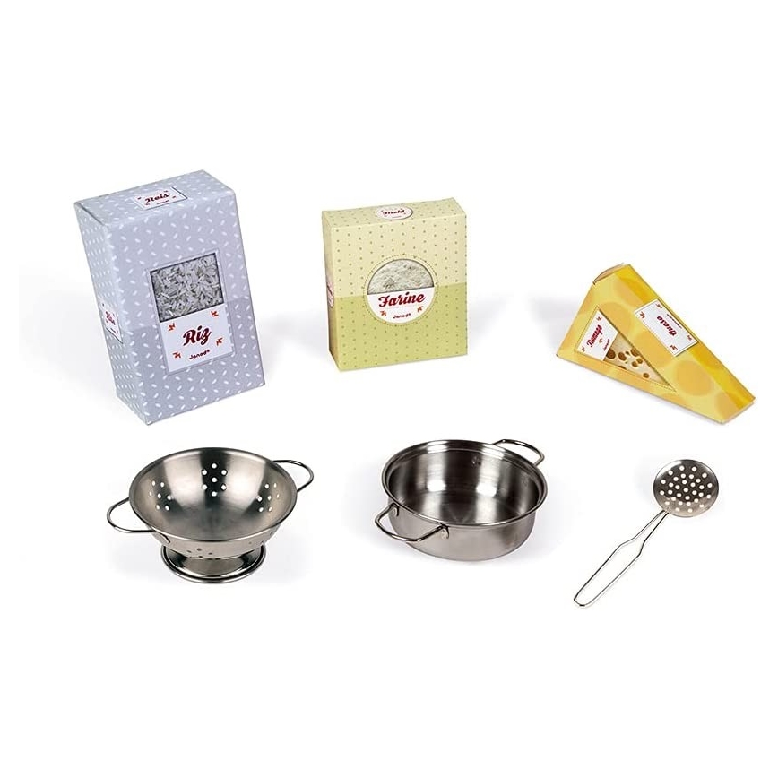 Janod - Cocina de madera con tablero LED MOZAIC 2xLR6