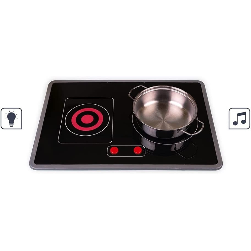 Janod - Cocina de madera con tablero LED MOZAIC 2xLR6