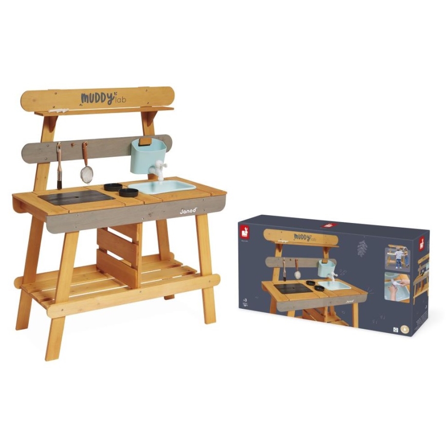 Janod - Cocina exterior de madera MUDDY LAB