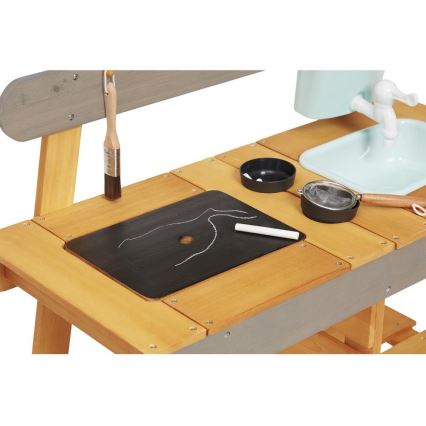 Janod - Cocinita de madera para exterior MUDDY LAB