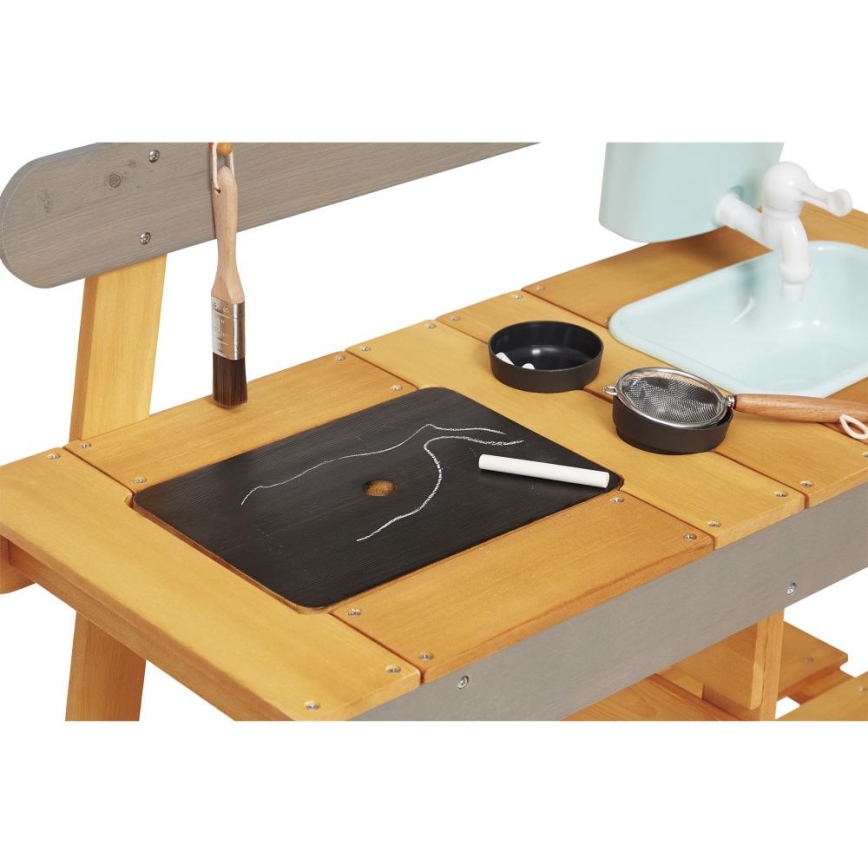 Janod - Cocinita de madera para exterior MUDDY LAB