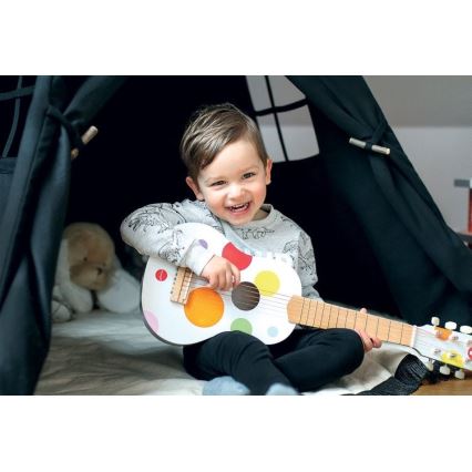 Janod - Guitarra infantil CONFETTI 6 cuerdas