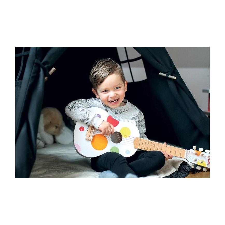 Janod - Guitarra infantil CONFETTI 6 cuerdas