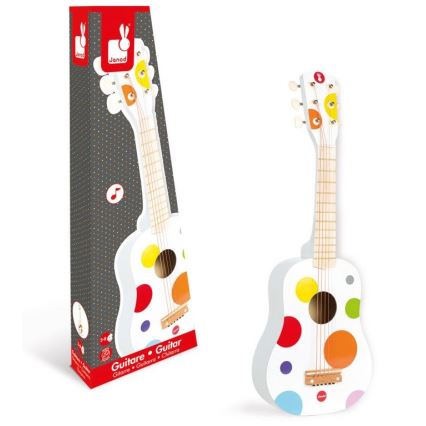 Janod - Guitarra infantil CONFETTI 6 cuerdas