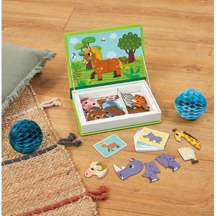 Janod - Juego magnético interactivo MAGNETIBOOK animales