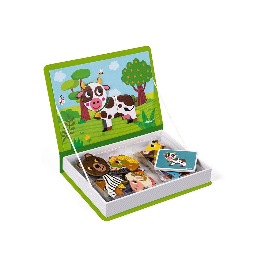 Janod - Juego magnético interactivo MAGNETIBOOK animales