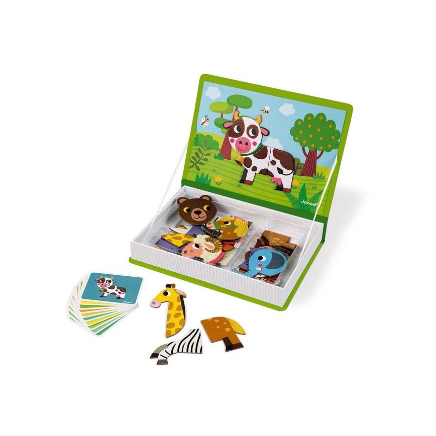Janod - Juego magnético interactivo MAGNETIBOOK animales