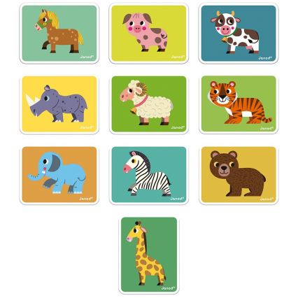 Janod - Juego magnético interactivo MAGNETIBOOK animales